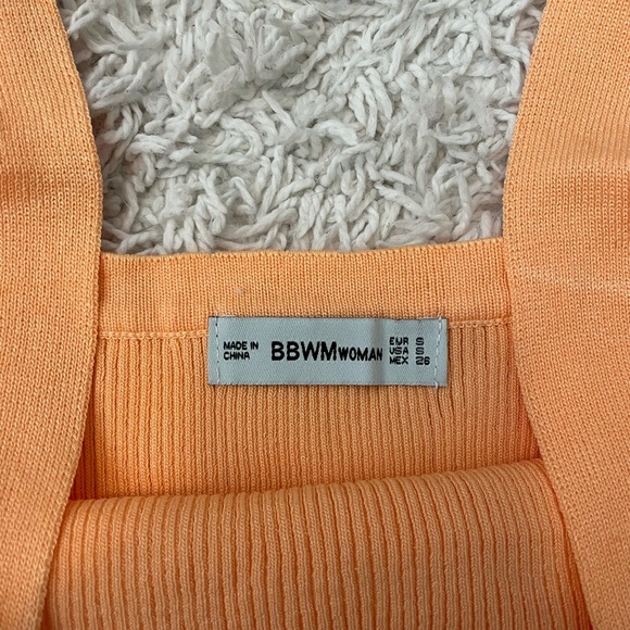orange knit top - Picture 2 of 3
